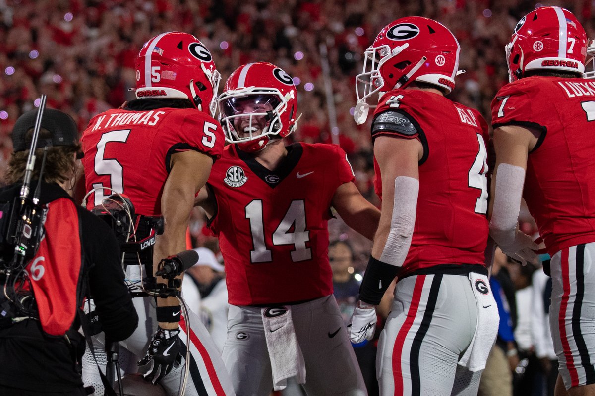 FIVE touchdowns for Gunner Stockton

Gunner &gt; Arch