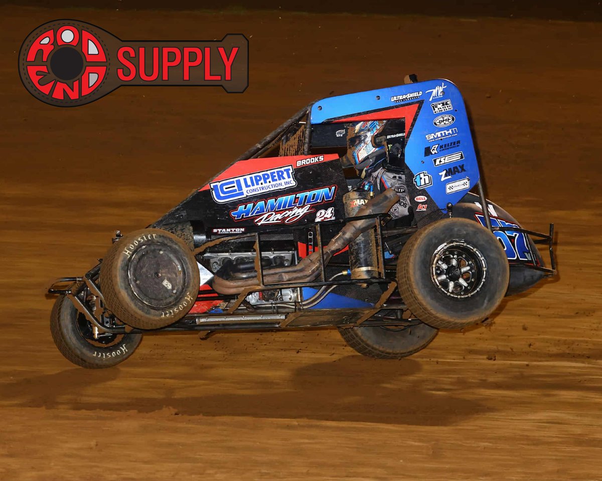 USACNation's tweet image. .@RodEndSupply Hard Charger! ⚡️

Yuba City, California&apos;s @lcbrooks60 wrestled @pvillespeedway from 21st to 4th in tonight&apos;s feature.

His +17 run gives him his best career USAC @NosEnergyDrink National Midget finish.

📸 @rkfphoto98
