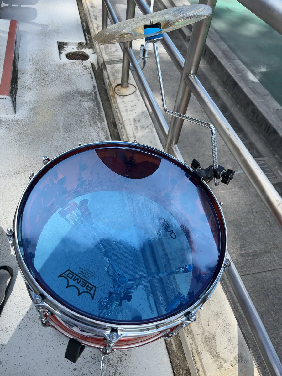 fcth2025's tweet photo. ドラムのチューニングに成功してテンション感も高さもベタピンなので、とても気分が良いですね。
#ティアモ枚方
#fctiamo
#FCティアモ枚方 https://t.co/MGApYuAMSV