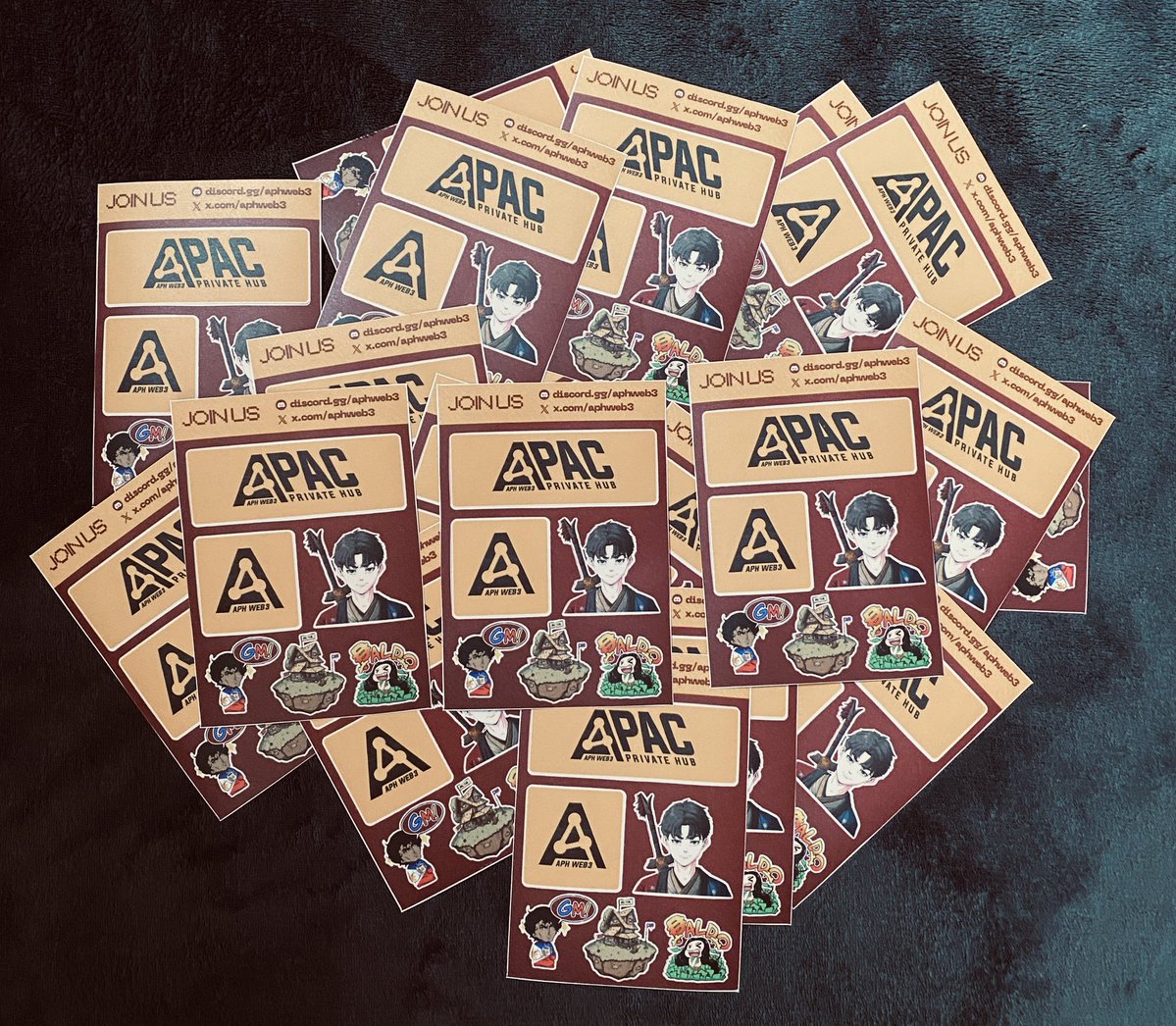 aphweb3's tweet image. APH WEB3 STICKER PACK 👀

For APH Web3 members only :)) 

Who’s coming?

See you when we see you at @YGGPlaySummit 📸