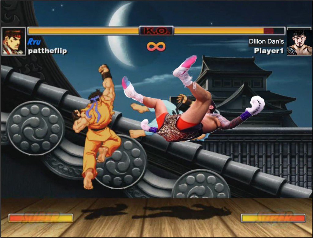 Footage of <a href="/dillondanis/">Dillon Danis</a> getting jumped then tossed at #UFC322.