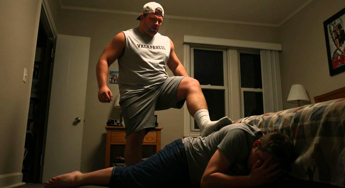 #Landlord initially gave me a #wedgie to teach me a lesson after I was late with rent. A month later, the #alphamale gave me another one because I was a few bucks short. Rent is due today &amp; I'm purposefully short-changing him knowing the #consequence.
#AIArt #CollegeLife #Wedgies