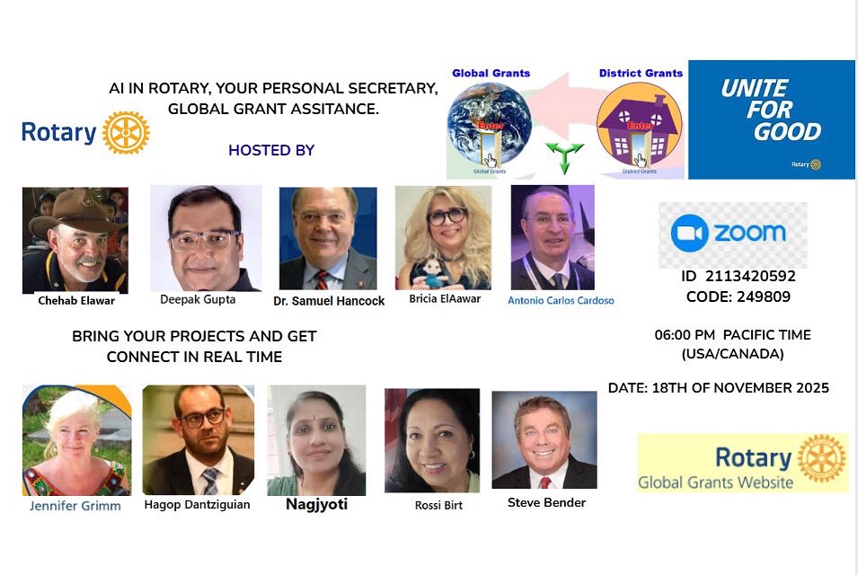 Join us to connect live with Global Grant partner and funds