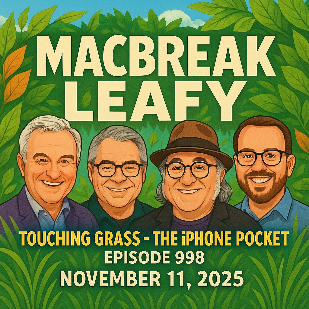 Yet another great episode of @MacBreakWeekly!  Thanks <a href="/TWiT/">TWiT Tech Podcasts</a>, @LeoLaporte, @AlexLindsay, <a href="/Ihnatko/">Andy Ihnatko</a> and @StephenRobles!  We missed you @JSnell!