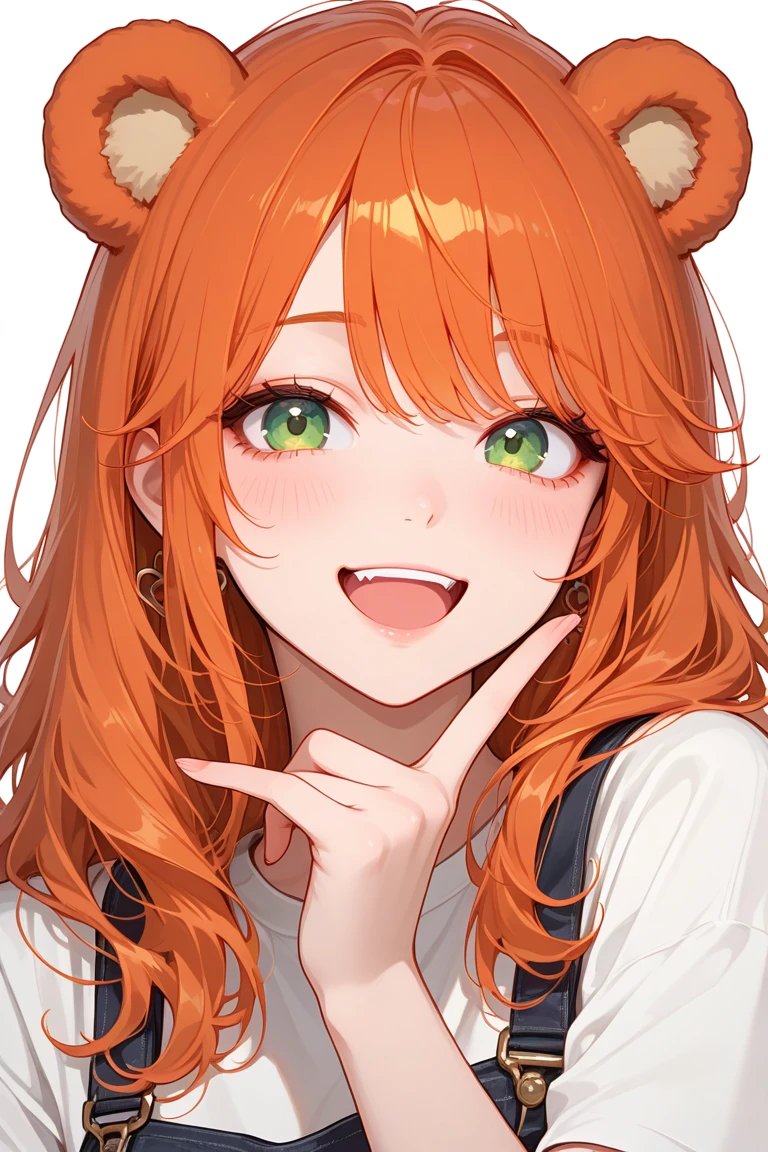 そしてスマイル熊娘です🐻✨
#AIイラスト
#熊娘