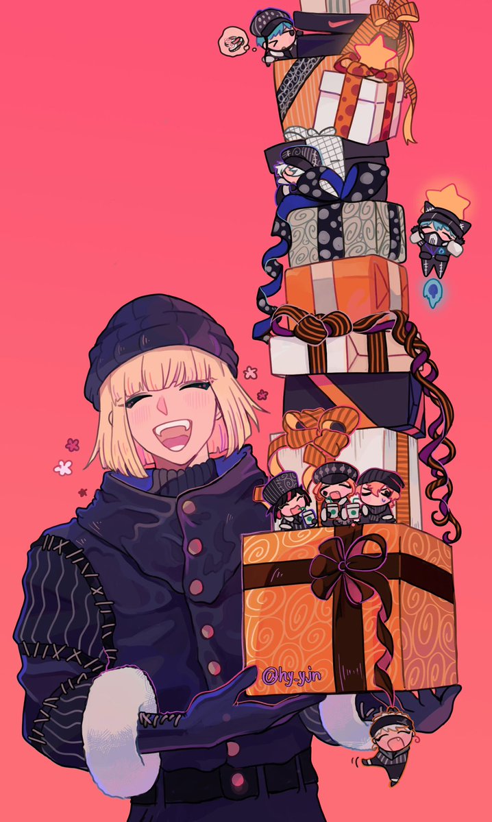 hy_yjn's tweet image. エルフ組🎄🎃