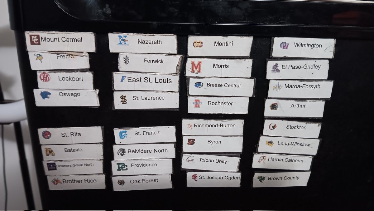 thesouc's tweet photo. Elimination refrigerator!
32 teams remain! https://t.co/bmOPX6axAX