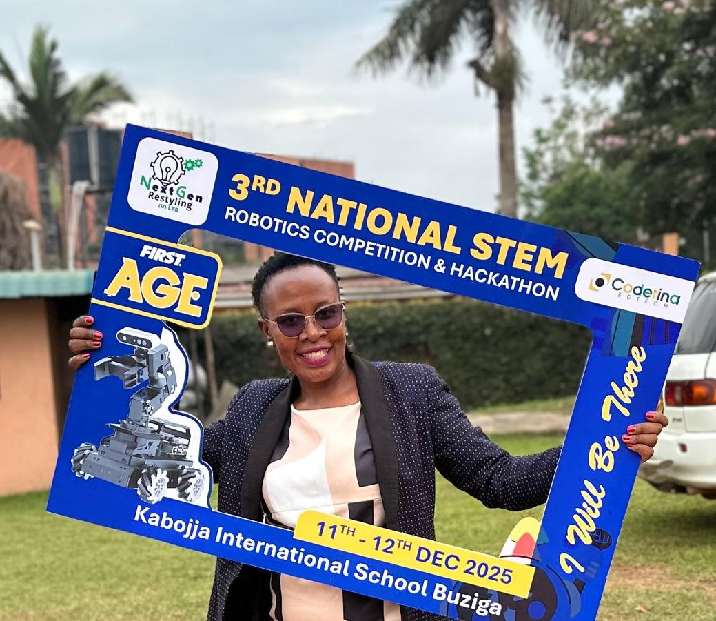 NextGen_Ug's tweet image. Get to know the team! Ms. Mellon Kenyangi, the visionary behind the Robotics Event! Very excited to connect with you on Dec 11th &amp;amp; 12th.  #STEM #InnovationinAction #TeamIntro