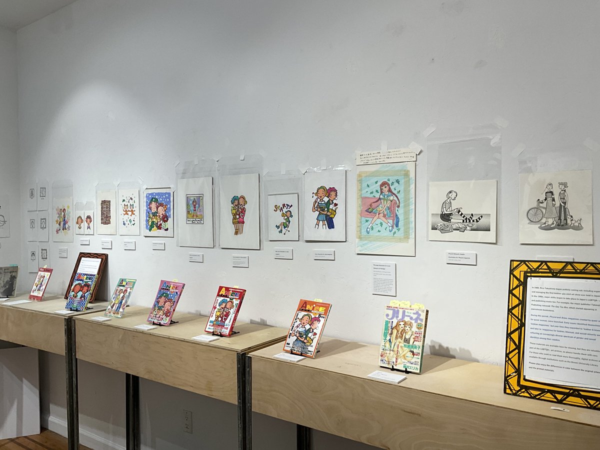 AliensNewYork's tweet photo. The First Yuri Manga in English: 30th Anniversary Art Show of Manga Artists Rica Takashima
hetLab Brooklyn Gallery

139 N4 street Brooklyn NY, Sat &amp;Sun 1-6pm 
N line, Bedford station

#LGBTQartArchive
#JapaneseCultureStudy https://t.co/P6n6d2fUL4