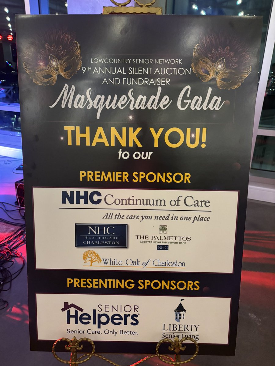 RobStormTeam2's tweet image. Another fun, successful Lowcountry Senior Network gala benefiting  Charleston Area Senior Citizens/Meals on Wheels of Charleston. Thanks to Jillian West and her team for the invite to emcee the event again this year! Shout out to the  @soulfishcharleston for keeping us moving!!!