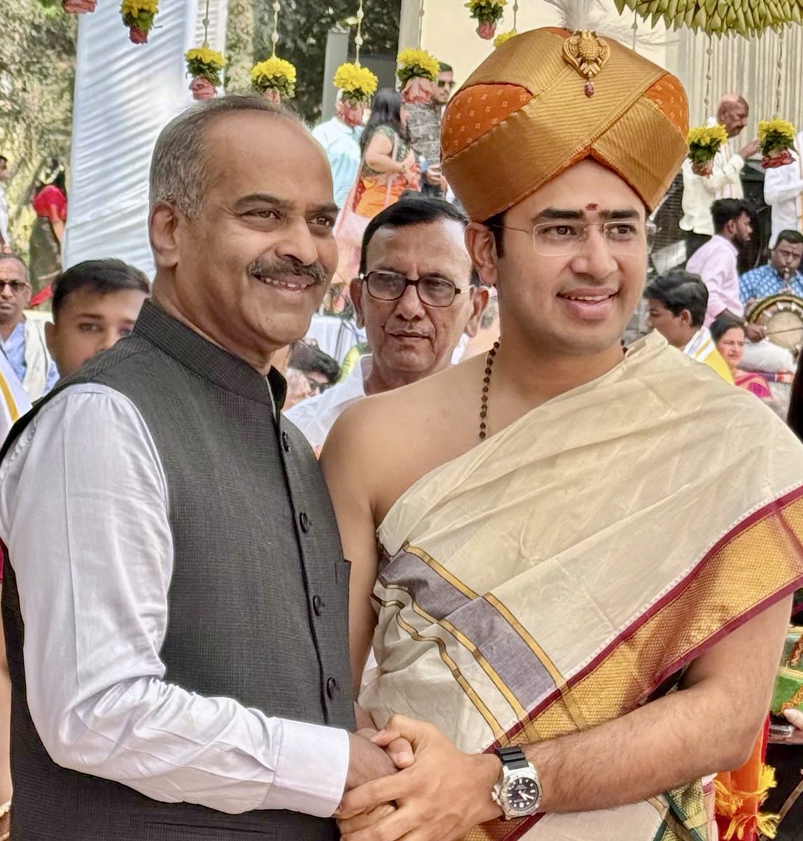 PCMohanMP's tweet image. Birthday greetings to the young, energetic, and dynamic BJYM National President and Bengaluru South MP, Shri Tejasvi Surya. Wishing him continued strength and success. @Tejasvi_Surya