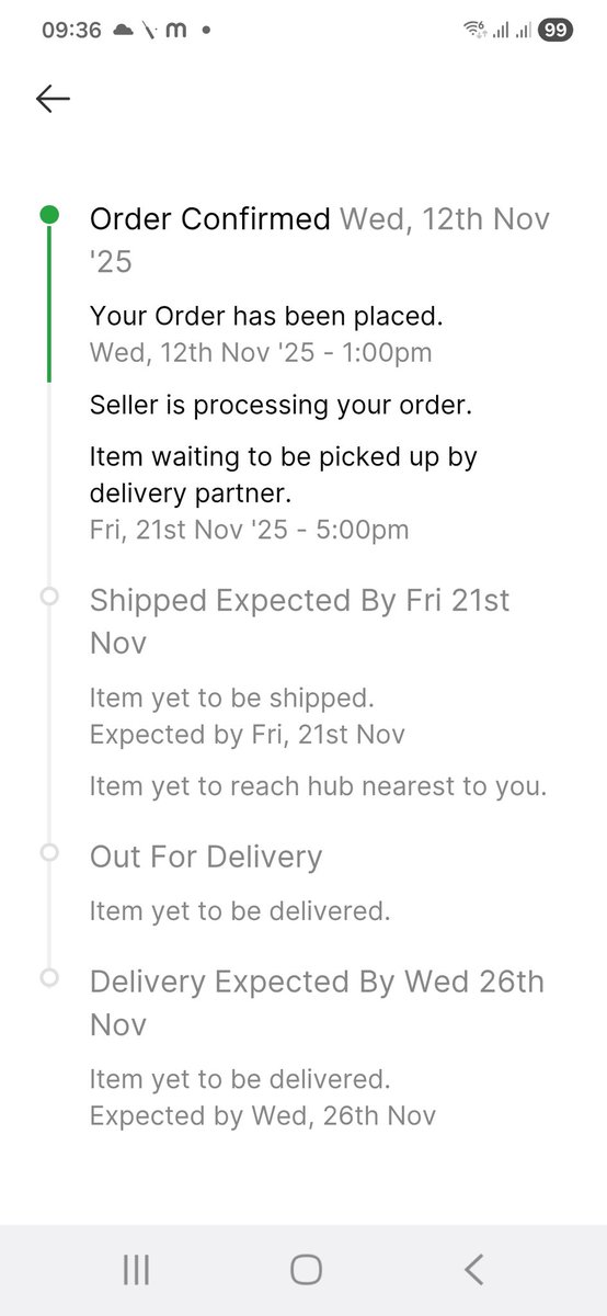 SayedMdShafi's tweet photo. @Flipkart @flipkartsupport 
What s reason behind this delay..? Or it is game with buyrs..? https://t.co/17RMWzxivE