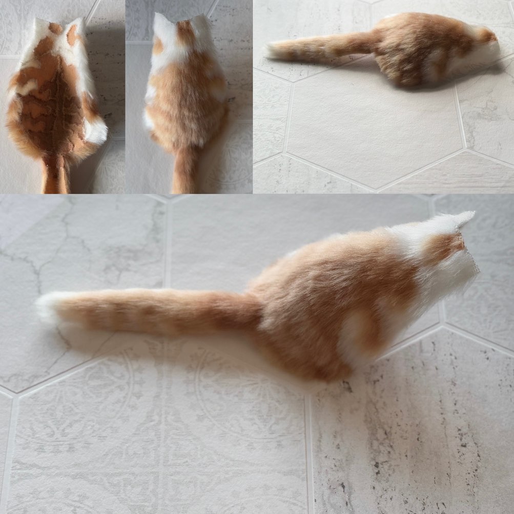 yokookada_bone's tweet image. これだけで「あ、ネコだ」となる。
よりネコに近づけるために手足をつけるのだけど、
形が整うほどに、想像の余白が閉じていく。
いちばんネコらしいのは、
この途中の姿なのかもしれないという葛藤。
ぽっちゃりとした茶トラちゃん、制作中です。
This alone already says “cat.”
The closer the form…