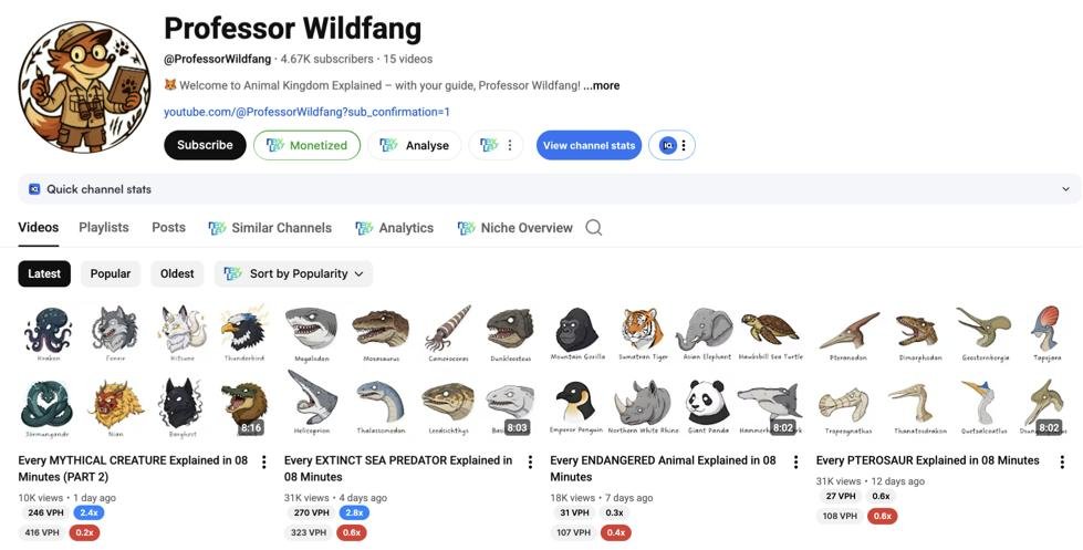 iamvkymunir's tweet image. If you are new to YouTube and you don't know where to start, here is the most easiest and always viral niche, you should start with.
Explainer VIDEOS.
Each and every channel I have mentioned here has less than 20 videos and still they are pulling views in 100,000+.
Very simple to…