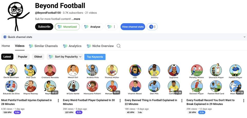 iamvkymunir's tweet image. If you are new to YouTube and you don't know where to start, here is the most easiest and always viral niche, you should start with.
Explainer VIDEOS.
Each and every channel I have mentioned here has less than 20 videos and still they are pulling views in 100,000+.
Very simple to…