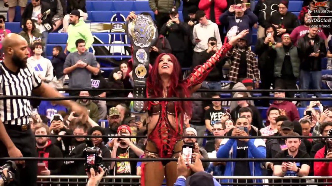 WrestlePurists's tweet image. #ANDNEW

MERCEDES MONÉ DEFEATS NOR “PHOENIX” DIANA FOR THE APAC WOMEN’S CHAMPIONSHIP!!!!!

SHE HAS BECOME 13 BELTS MONÉ!!!!! 🤑1️⃣3️⃣

#HOGClash