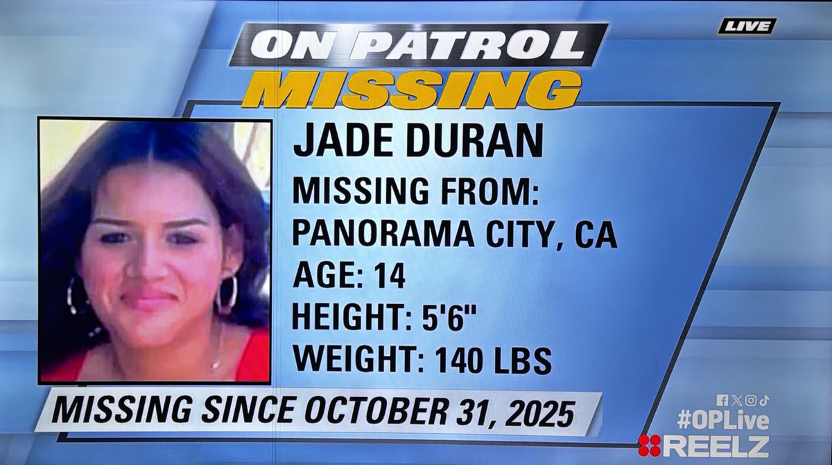 #Missing lets do our best to bring 14 Year Old home!!  #JadeDuran #Panorama #PanoramaCity #Anaheim #AnaheimCA #OPLive #OnPatrolLive #OnPatrolNation #OPNation #OPLNation #OPLiveNation #LEOs #OPLReelz