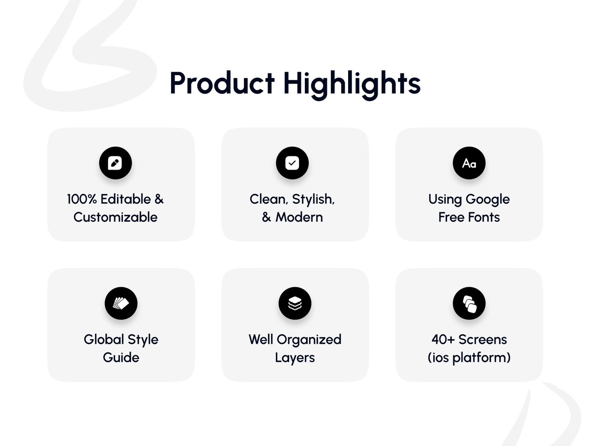 KitifyS40408's tweet image. Just launched: Bagify — Ecommerce Bag Shop App UI Kit
Beautiful mobile UI for bag &amp;amp; accessory stores — product cards, filters, wishlist &amp;amp; fast checkout. Perfect for founders &amp;amp; designers.
🔗 ui8.net/kitify-studio/…

#UIDesign #UIKIT