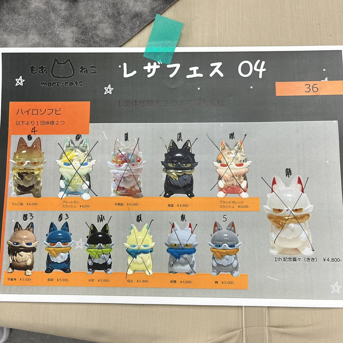 more-cats もあねこ ハイロ あいす ソフビ more-catsもあねこ ハイロ