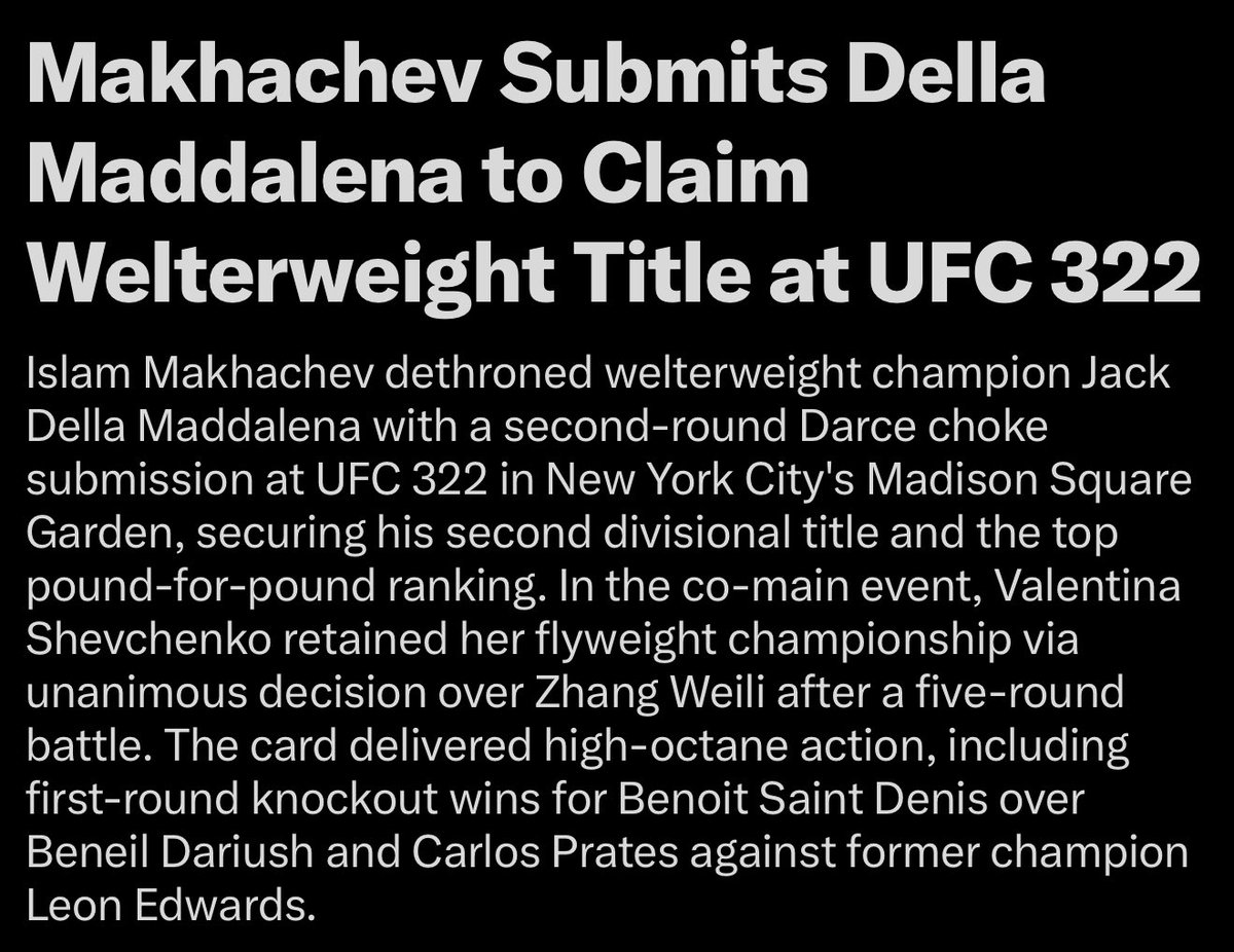 Grok leaked the script 😭 #UFC322