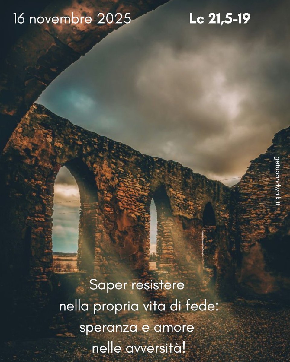 _getupandwalk_'s tweet image. #Fiducia e #perseveranza. Sembrano questi i punti fermi su cui fondare e #camminare nella fede in ogni situazione di vita.

getupandwalk.gesuiti.it/2025/11/16/via…