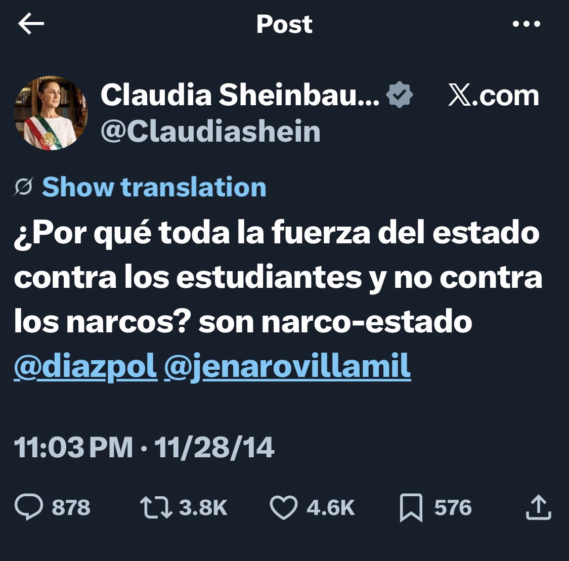 linda0863's tweet image. Ah caray! Lo que usted decía hace 11 años atrás, cuando usted no era presidente de México 🤡