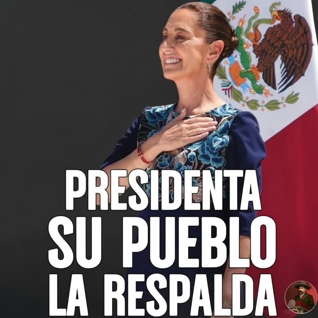 Firmes con mi presidentA✋️♥️🇲🇽
#ClaudiaNoEstasSola