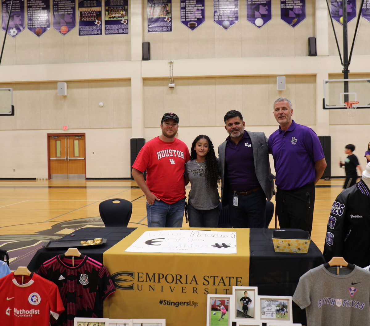 My four Warren teammates &amp; I celebrated our Signing Day ceremony on Friday. 

Wanted to thank &amp; recognize my family, high school/club coaches, &amp; <a href="/soccer_warren/">Warren Girls Soccer</a> family for being there &amp; for making our signing day ceremony really special.