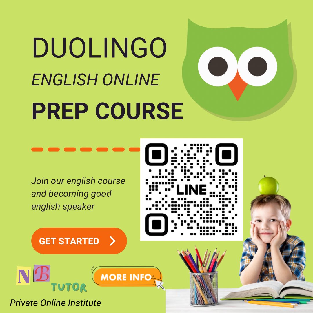 TutorNb's tweet image. คอร์สติว Duolingo 📝⭐️🤓💕 สอนปรับพื้นฐาน+ฝึกทำโจทย์ #สอบduolingo #สอนduolingo #ติวduolingo #เรียนduolingo #ติวเตอร์ #หาติวเตอร์ #รับสอนพิเศษ #dek66 #dek65 #dek67 #dek68 #dek69 #เรียนพิเศษ #สอนพิเศษ #สอบภาษาอังกฤษ #ติวภาษาอังกฤษ #เรียนภาษาอังกฤษ #ติวสอบ #ภาษาอังกฤษ #dek70 #dek71