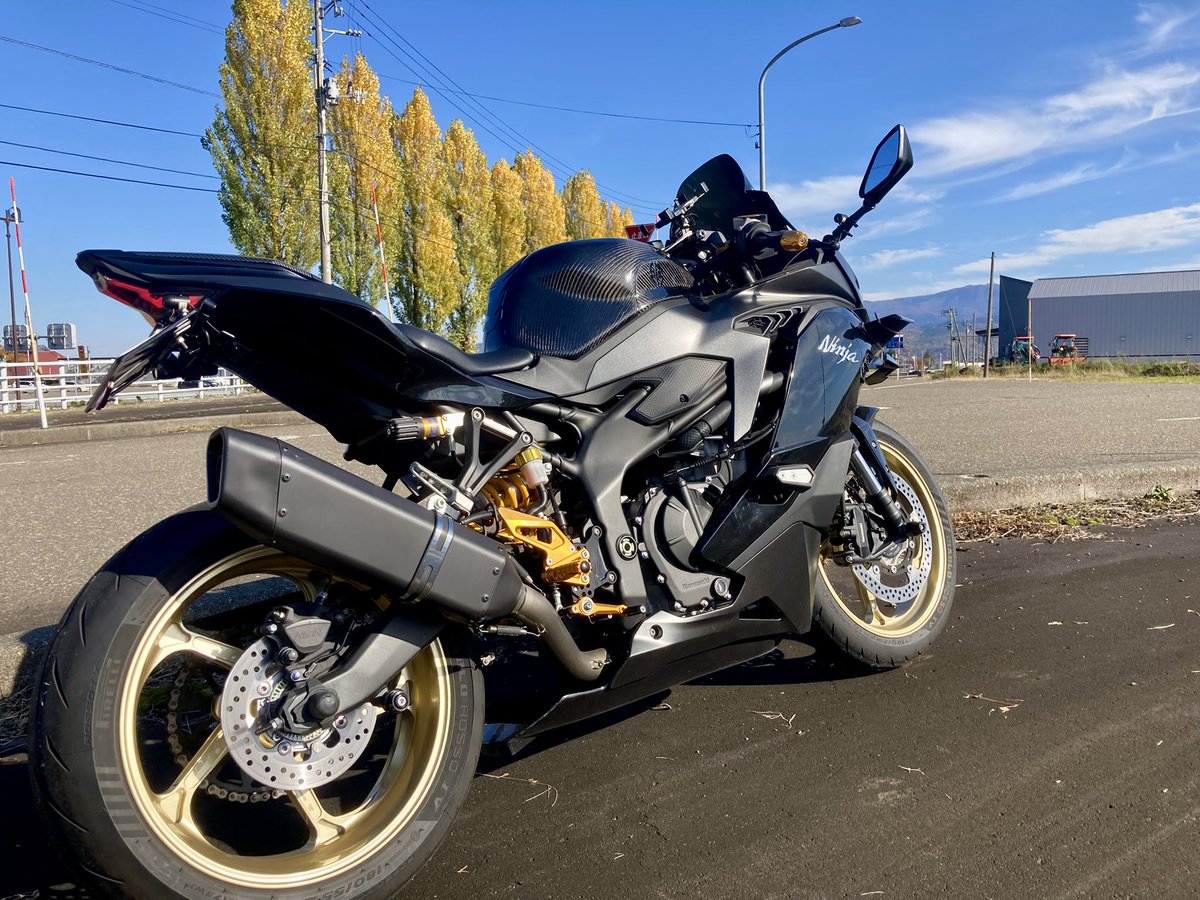 今日もまたバイク日和😃 #zx25r