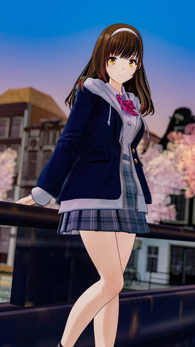 AirisVR's tweet image. ツクルノモリさんのフォトコンテストに
アイリスが一押しのツクルノモリさんアバター「立花優衣」で参加です！📸
まさに女子高生という感じで、日常生活をメインに表現しました🐿️

#ツクルノモリフォトコン