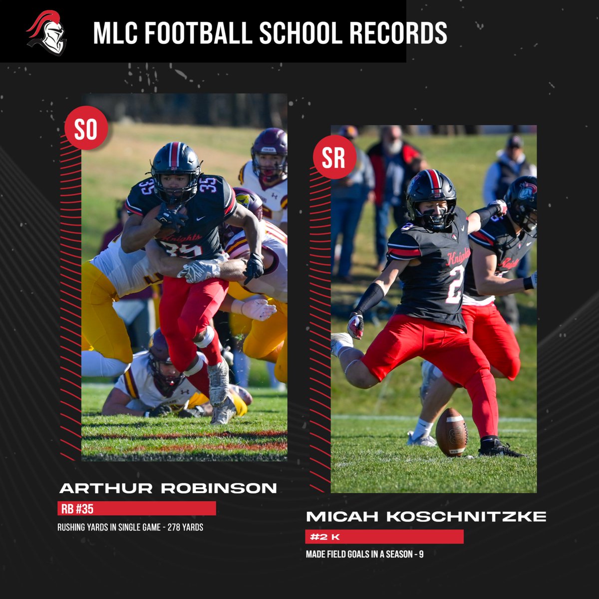 Robinson, Koschnitzke break school records as Knights take care of business against Morris

mlcknights.com/news/2025/11/1…