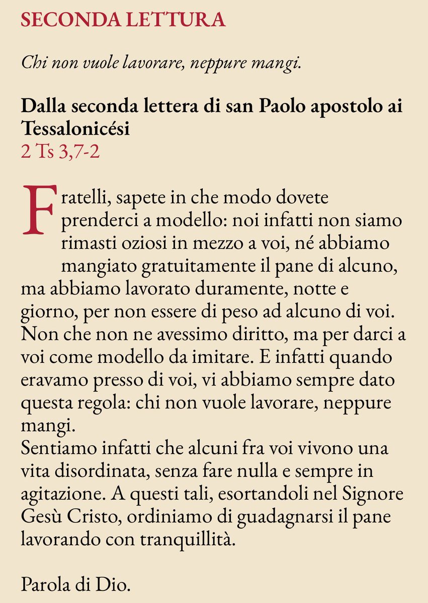 pregarelaparola's tweet image. #pregare la Parola di oggi: temere, lavorare, perseverare 💪🏻 
#VangeloDiOggi #vangelodelgiorno