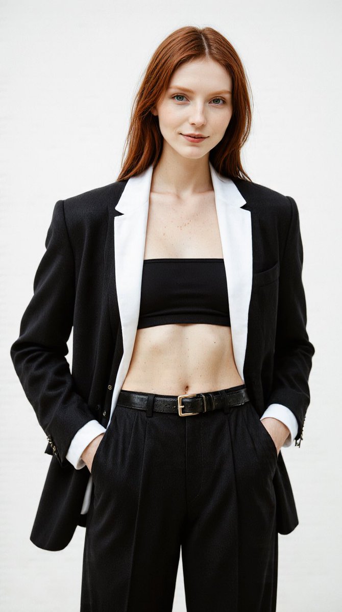 swisssophielynn's tweet image. Power suits, bold moves, and a confidence that speaks louder than words! 🖤🔥 

#powersuit
#bossvibes
#blackandwhite
#fashionforward
#confidentenergy