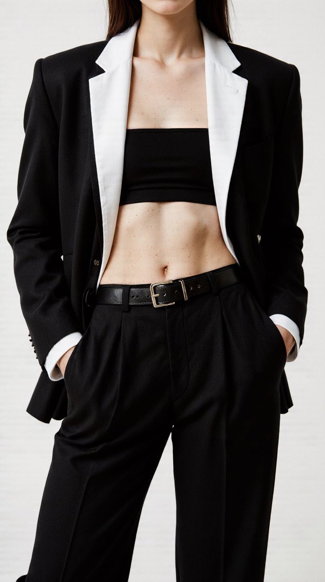 swisssophielynn's tweet image. Power suits, bold moves, and a confidence that speaks louder than words! 🖤🔥 

#powersuit
#bossvibes
#blackandwhite
#fashionforward
#confidentenergy