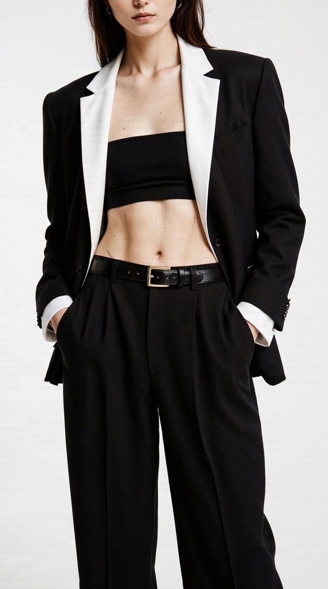 swisssophielynn's tweet image. Power suits, bold moves, and a confidence that speaks louder than words! 🖤🔥 

#powersuit
#bossvibes
#blackandwhite
#fashionforward
#confidentenergy