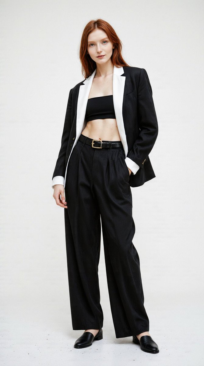 swisssophielynn's tweet image. Power suits, bold moves, and a confidence that speaks louder than words! 🖤🔥 

#powersuit
#bossvibes
#blackandwhite
#fashionforward
#confidentenergy