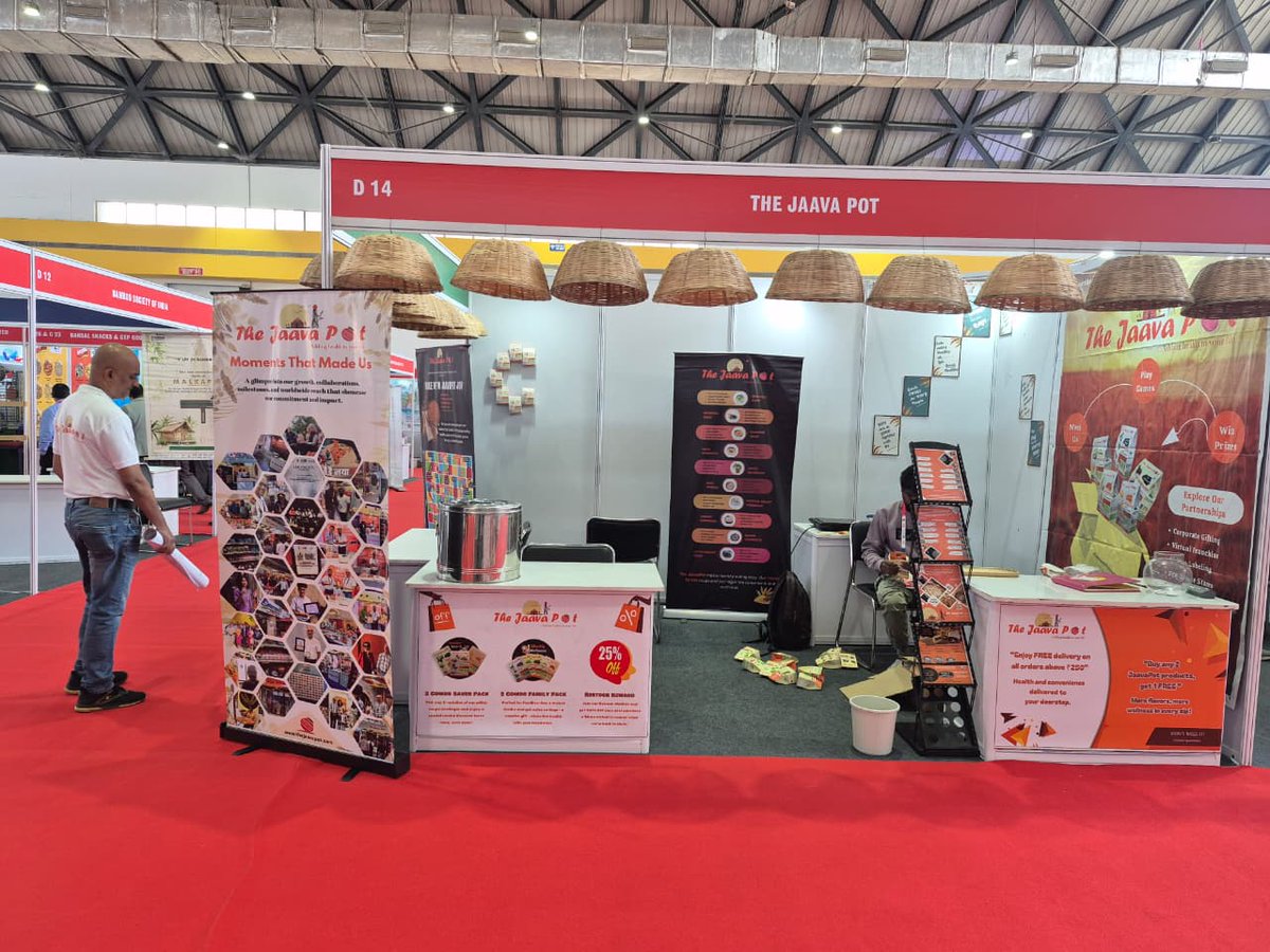 The_JaavaPot's tweet photo. What an amazing day 2 🎉
We’re excited to announce that over 300 people visited us at Stall D14 during Food A’Fair 2025.

A huge THANK YOU to everyone who stopped by, tasted our products, shared ideas, and supported The Jaavapot

#FoodAFair2025 #TheJaavapot #300Visitors https://t.co/JsfP1M2arM