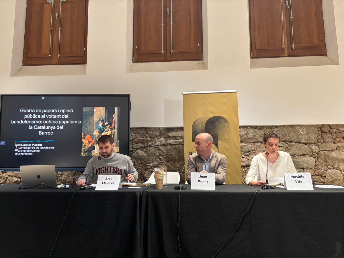 Parlant sobre cobles de bandolers i opinió pública a la Catalunya del XVII al Museu del Barroc de Catalunya.