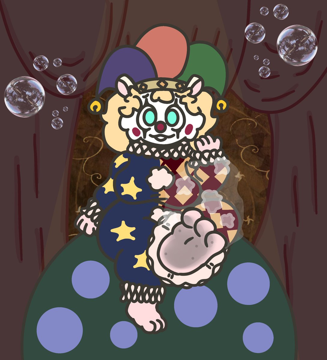 MouseQueenUwU's tweet photo. “My feet? They ain’t part of the show! But if you insist..” https://t.co/py0xmolxHo