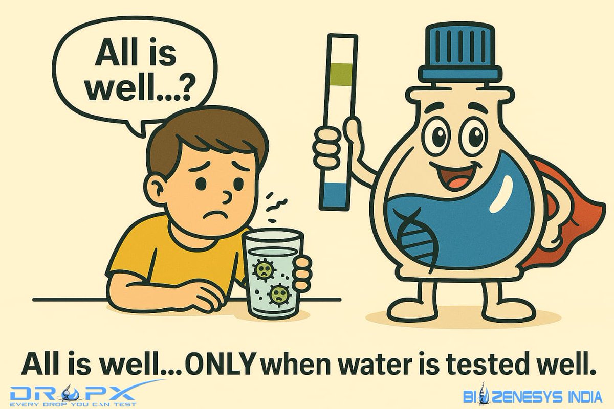 BiozenesysInd's tweet image. Assumption is the greatest risk in water quality. Don&apos;t just ask, &quot;All is well...?&quot; Demand verification.

The only way to achieve true water security is through reliable testing. DropX provides simple, accurate data that guarantees safety.

#WaterTesting #DataDriven #DropX