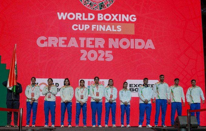 airnewsalerts's tweet photo. World Boxing Cup Finals to begin today in Greater Noida, Uttar Pradesh.
#WorldBoxingCup #BoxingTournament #Noida
@YASMinistry @BFI_official @Media_SAI https://t.co/6yfWdoc5cJ