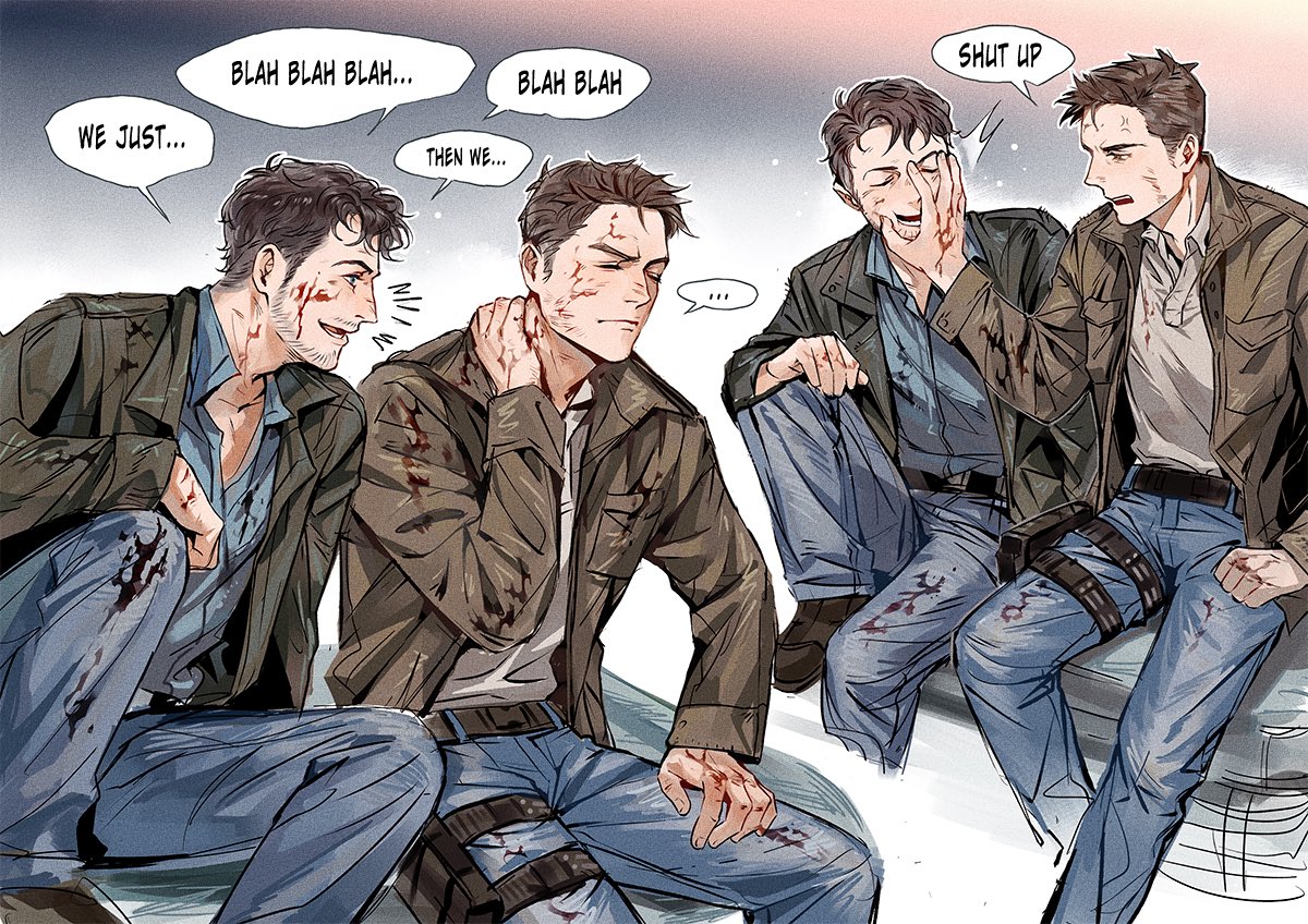 endverse cas is really good at annoying the sh!t out of dean (intentionally)

🎨<a href="/toriri_bainiao/">Toriri🦦</a> TYSM!!!💗💗😋

#destiel #notmyartbutmycommission