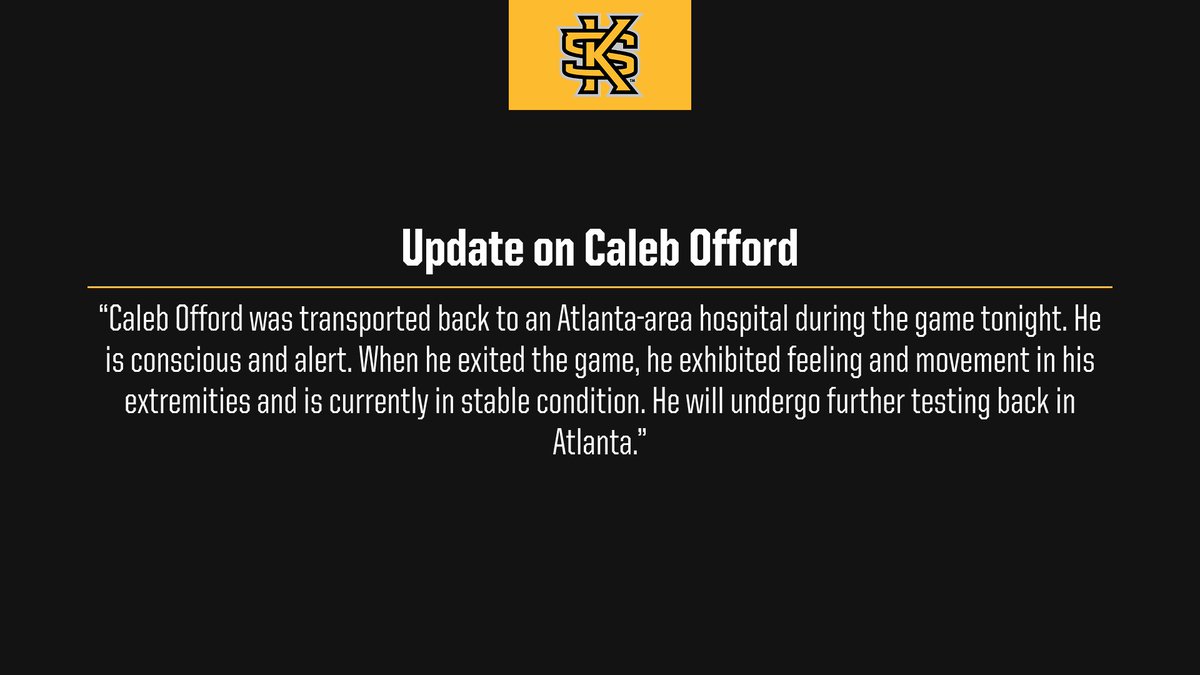 Update on Caleb Offord: