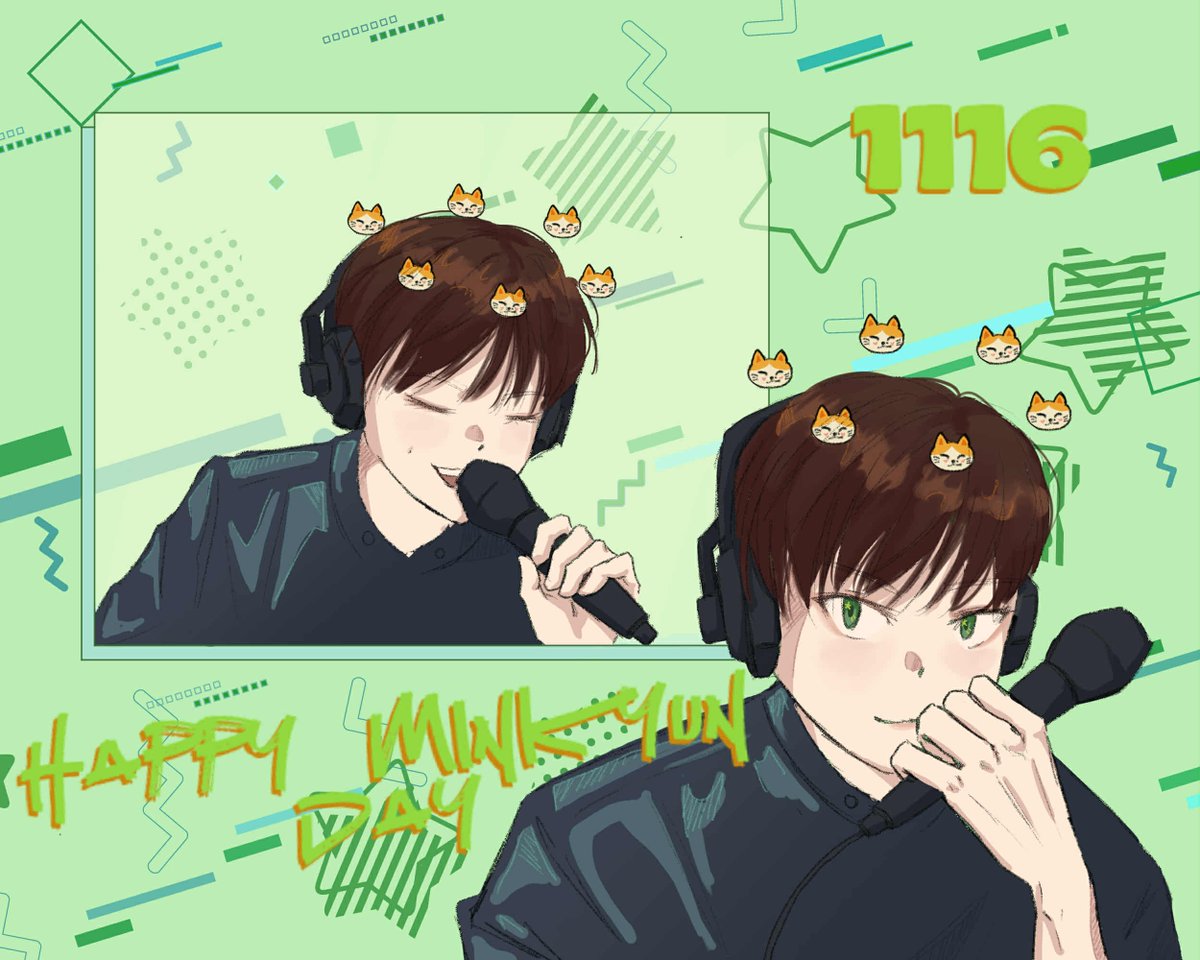 _minchoco__'s tweet photo. 민균아 생일축하해!!!! 💚🐈
#하나둘셋_민균님_사랑합니다
#HAPPYCAT_MK_BDAY
#퓨즈의_둥빈_민균생일축하 https://t.co/L0cx57ed2Q
