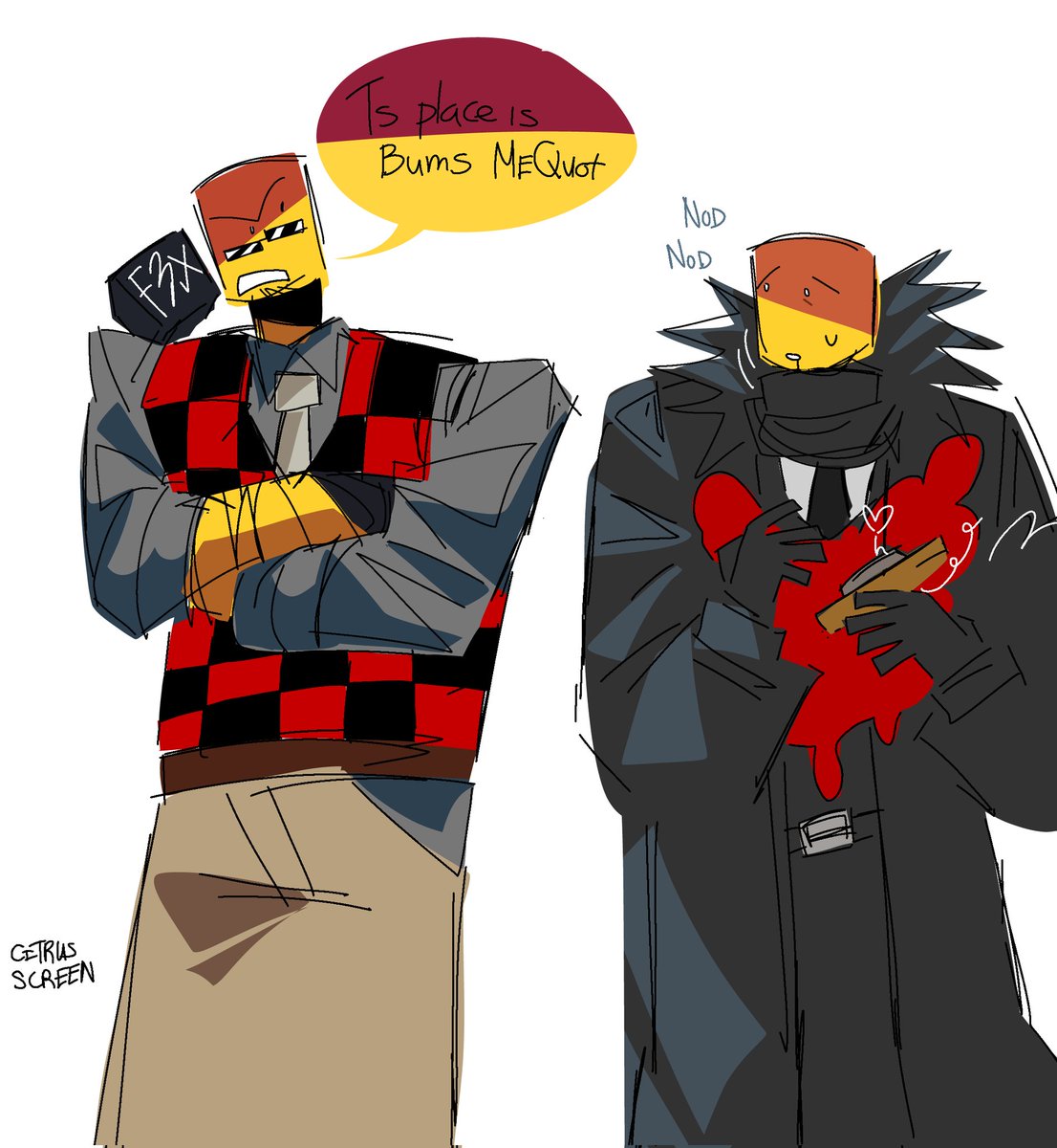 CitrusScreen's tweet image. What do i call this trio...
#dieofdeath #devesto #mequot #Artful