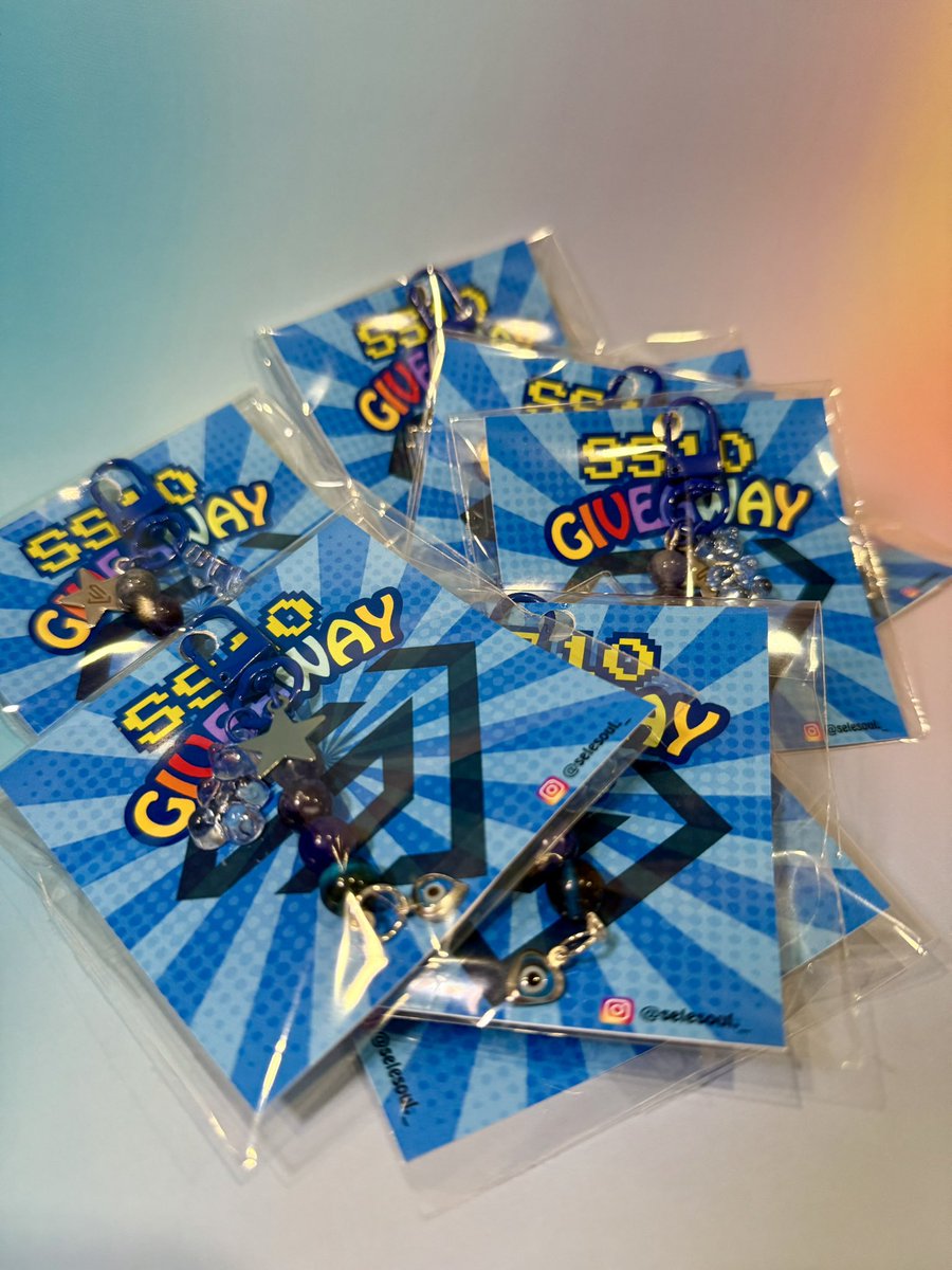 omekitteok's tweet photo. giveaway #SS10inBKK 

🍀lucky stone keyring from Selesoul studio (sodalite, lapis lazuli, blue tiger eye): 50pcs

 📍IMPACT ARENA
🗓️ 29-30 NOV 2025  
⏱️ Time: TBA

ใครอยากแลก dm มาได้เลยน้า https://t.co/BF1obE8doZ