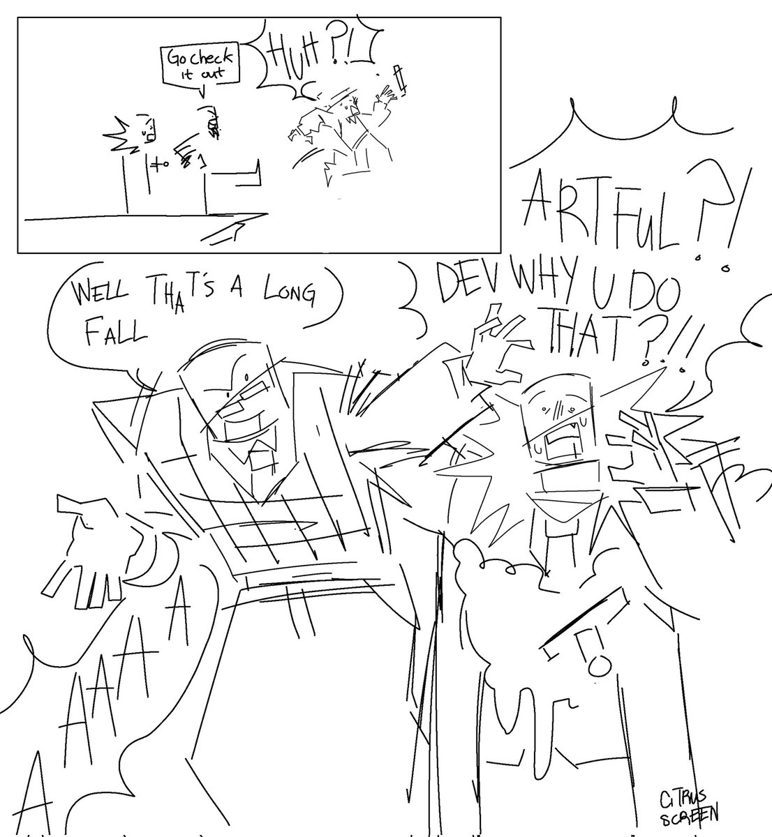 CitrusScreen's tweet image. What do i call this trio...
#dieofdeath #devesto #mequot #Artful