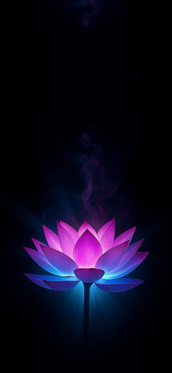 “From darkness blooms lights, carried softly by a glowing lotus 🪷 of hope.”
 
      Lotus  #Wallpaper | HD | save |
