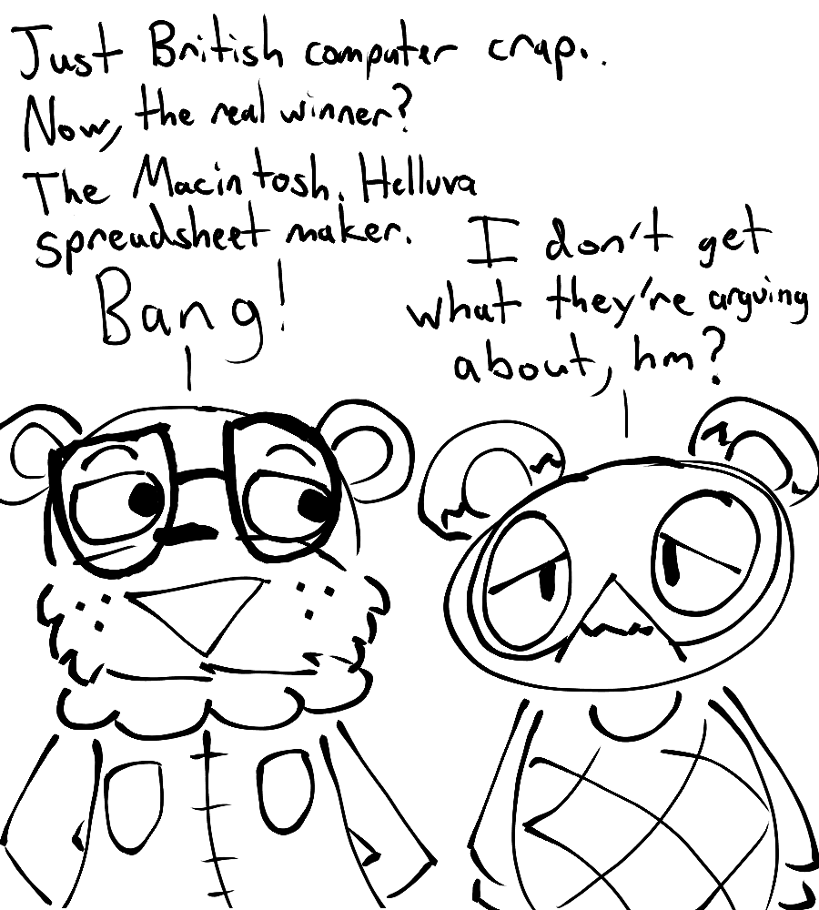 blathers and sable get into a heated argument